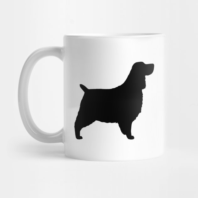 English Springer Spaniel Silhouette by Coffee Squirrel